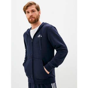 Толстовка Adidas M Bl Ft Fz GK9045 L Legink/White (4064045214613) краща модель в Житомирі