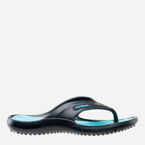 Сланці AquaWave Ilama Wmns 38 Black/Blue/Curacao (5902786156061) краща модель в Житомирі