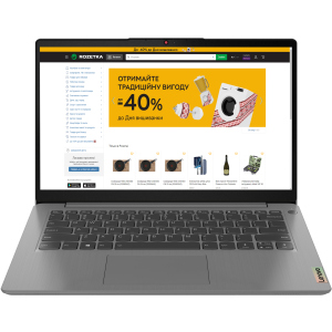 Ноутбук Lenovo IdeaPad 3 14ITL6 (82H700PWRA) Arctic Grey надежный