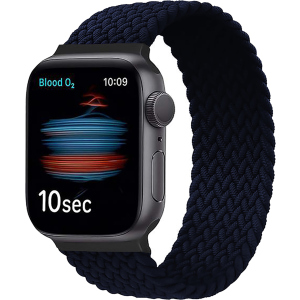 Ремінець Promate Fusion-40L для Apple Watch 38-40 мм 1/2/3/4/5/6/7/SE Charcoal (fusion-40l.charcoal) в Житомирі