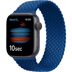 Ремешок Promate Fusion-44M для Apple Watch 42-44 мм 1/2/3/4/5/6/7/SE Blue (fusion-44m.blue) в Житомире