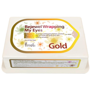 Гидрогелевые патчи для глаз Prreti Bejewel Wrapping My Eyes Gold с золотом 60 шт (8809541194450) ТОП в Житомире