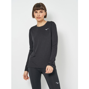 Спортивный лонгслив Mizuno Impulse Core LS Tee J2GA772209 L Черный (5054698297667) ТОП в Житомире