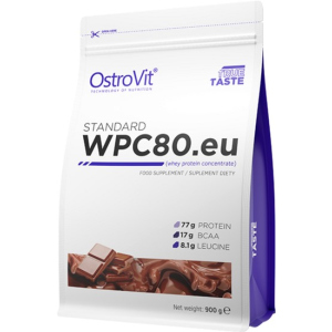 Протеин OstroVit Standard WPC80.eu 900 г Шоколад (5902232610550) в Житомире
