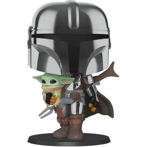 Фігурка Funko POP! Star Wars: The Mandalorian - The Mandalorian with The Child краща модель в Житомирі