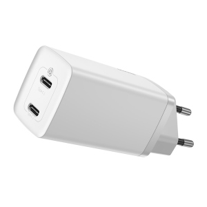 Зарядное устройство Baseus GaN2 Lite Quick Charger 65W 2xUSB-C White (CCGAN2L-E02) рейтинг