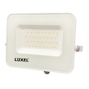 Світлодіодний білий прожектор Luxel 200х180х28мм 175-260V 30W IP65 (LED-LPEW-30С)