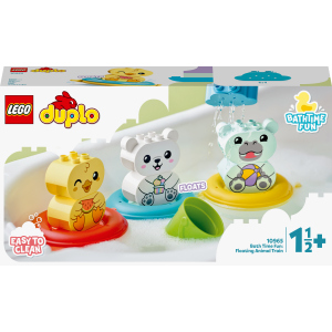 Конструктор LEGO DUPLO My First Веселое купание: Плавающий поезд с животными 14 деталей (10965)