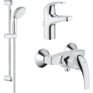 Набір змішувачів GROHE Start Curve 126747 (23805000+23767000+26196000) ТОП в Житомирі