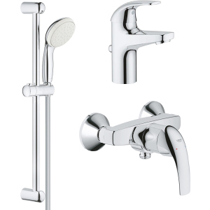 Набір змішувачів GROHE Start Curve 23805111 (23805000+23767000+27853001) краща модель в Житомирі