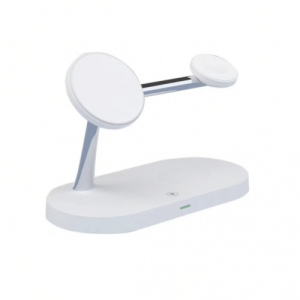 Зарядное устройство Bonola 3 в 1 Wireless Charging Station Dock Magnetic charging White