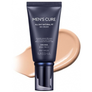 ВВ крем чоловічий натуральний Missha Mens Cure Fit SPF50+/PA++++ Dark Beige 40 мл (8809643532686) в Житомирі