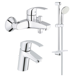 Набір змішувачів Grohe Eurosmart S-Size 123238S краща модель в Житомирі