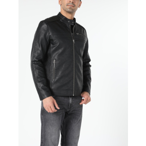 Куртка зі штучної шкіри Colin's CL1052389BLK XL Black краща модель в Житомирі