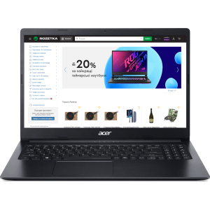 Ноутбук Acer Aspire 3 A315-34-P1VK (NX.HE3EU.05D) Charcoal Black краща модель в Житомирі