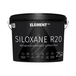 Фасадна штукатурка ELEMENT PRO SILOXANE R20 25 кг Біла ТОП в Житомирі