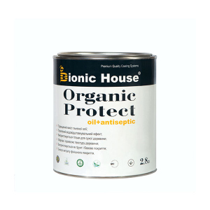 Антисептик для дерева ORGANIC PROTECT OIL Bionic-House 2,8л Безбарвний