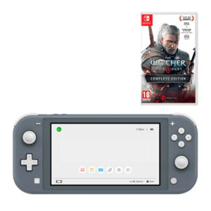 Набір Консоль Nintendo Switch Lite 32GB Grey Новий + Гра Nintendo Switch Witcher 3 Wild Hunt Complete Edition Англійська Версія Новий ТОП в Житомирі