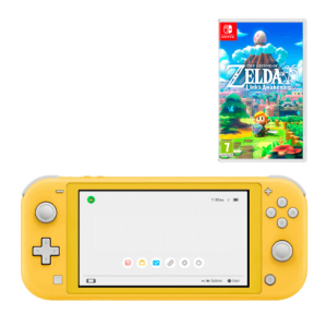 Набір Консоль Nintendo Switch Lite 32GB Yellow Новий + Гра The Legend of Zelda: Link's Awakening Nintendo Switch Російські Субтитри Новий краща модель в Житомирі