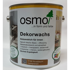 Цветное масло OSMO DEKORWACHS Transparente töne 3166 – (орех) 0.75 л.