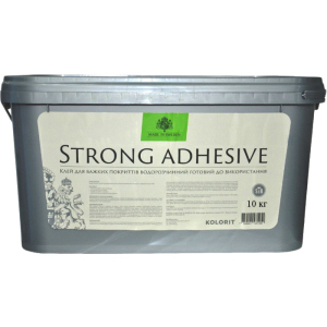 Клей для важких шпалер Kolorit Strong Adhesive 10 кг Білий (IG6546546867) ТОП в Житомирі