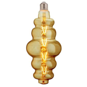 Лампа винтажная светодиодная филаментная (ретро) Horoz Electric Filament led ORIGAMI-XL 8W E27 2200K Янтар в Житомире