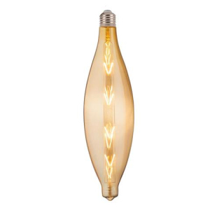 Лампа винтажная светодиодная филаментная (ретро) Horoz Electric Filament led ELLIPTIC-XL 8W E27 2200К Янтар лучшая модель в Житомире