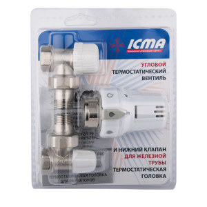 Термокомплект Icma 1/2" прямой №KTE985+775+815 в Житомире