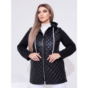 хорошая модель Куртка New Trend Women ZQG_GC-0013 48-50 Черная (9990003388551)