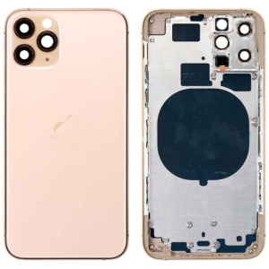 Кришка ззаду iPhone 11 Pro з рамкою Gold Copy в Житомирі