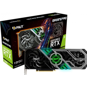 Відеокарта GF RTX 3080 10GB GDDR6X GamingPro V1 Palit (NED3080019IA-132AA) (LHR) в Житомире