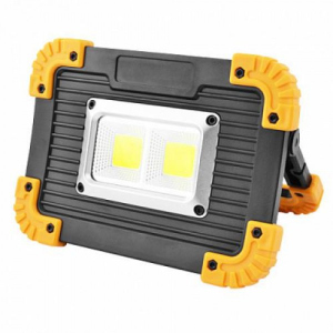 купити Прожектор переносний світлодіодний L812-20W-2COB+1W ЗУ micro USB 2x18650/3xAA Power Bank Searchlight (L-5586)