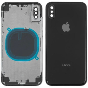 Кришка задня iPhone X з рамкою Space Gray краща модель в Житомирі