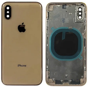 Кришка задня iPhone XS Max із рамкою Gold Copy ТОП в Житомирі