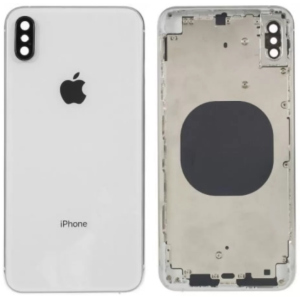 Кришка задня iPhone XS із рамкою Silver Copy ТОП в Житомирі