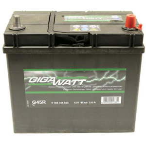 Автомобільний акумулятор Gigawatt 45 Ah (+/-) (GW 0185754555)