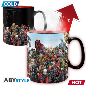 Чашка-хамелеон Abystyle Marvel - Marvel Heroes Heat Сhange Mug 460 ml краща модель в Житомирі