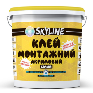 Клей монтажний акриловий універсальний SkyLine 3.6 кг краща модель в Житомирі