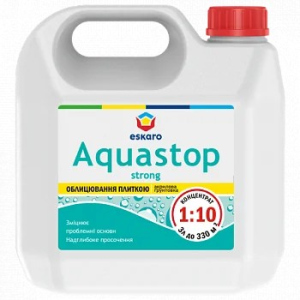 Укрепляющая глубокопроникающая грунтовка-концентрат Aquastop Strong Eskaro 1 л ТОП в Житомире