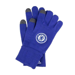 Перчатки для смартфона Adidas Chelsea FC GLOVES (M) A98715 лучшая модель в Житомире