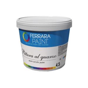 Грунт с кварцевой мукой FERRARA PITTURA AL QUARZO для декоративных штукатурок база W 4,5л ТОП в Житомире