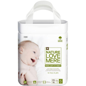 Підгузки-трусики NatureLoveMere Magic Soft Fit розмір XXL 18 шт (8809402093717) ТОП в Житомирі