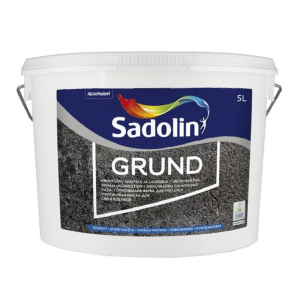 Грунт дисперсионный SADOLIN GRUND для впитывающих поверхностей белый (база ВW) 5л лучшая модель в Житомире