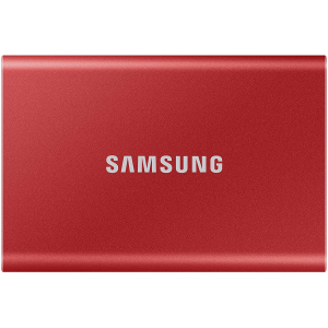 Samsung Portable SSD T7 500GB USB 3.2 Type-C (MU-PC500R/WW) зовнішній червоний ТОП в Житомирі