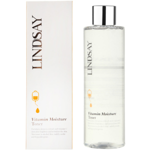 Зволожуючий тонік для зняття макіяжу Lindsay Vitamin Moisture Toner 250 мл (8809371144533) ТОП в Житомирі