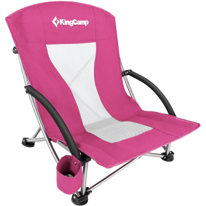 Кресло раскладное KingCamp Beach Chair (KC3841) Розовое (KC3841 DARKROSE) в Житомире