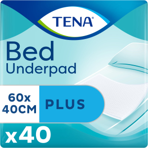 Одноразові пелюшки, що вбирають Tena Bed Plus 40x60 см 40 шт (7322540728859) краща модель в Житомирі