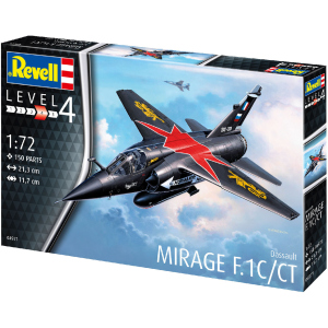 Сборная модель Revell Многоцелевой истребитель Дассо «Мираж» F1. Масштаб 1:72 (RVL-04971) (4009803049717) лучшая модель в Житомире