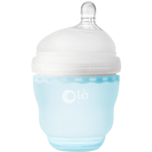 Детская силиконовая антиколиковая бутылочка Olababy GentleBottle Sky Голубой 120 мл (80440) лучшая модель в Житомире