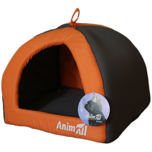 Будиночок для собак та кішок AnimAll Ат 0850 Wendy M Orange 41 x 41 x 32 см (2000981180850) ТОП в Житомирі